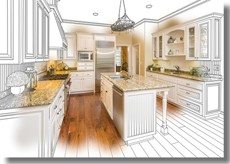 conceptual kitchen remodel
