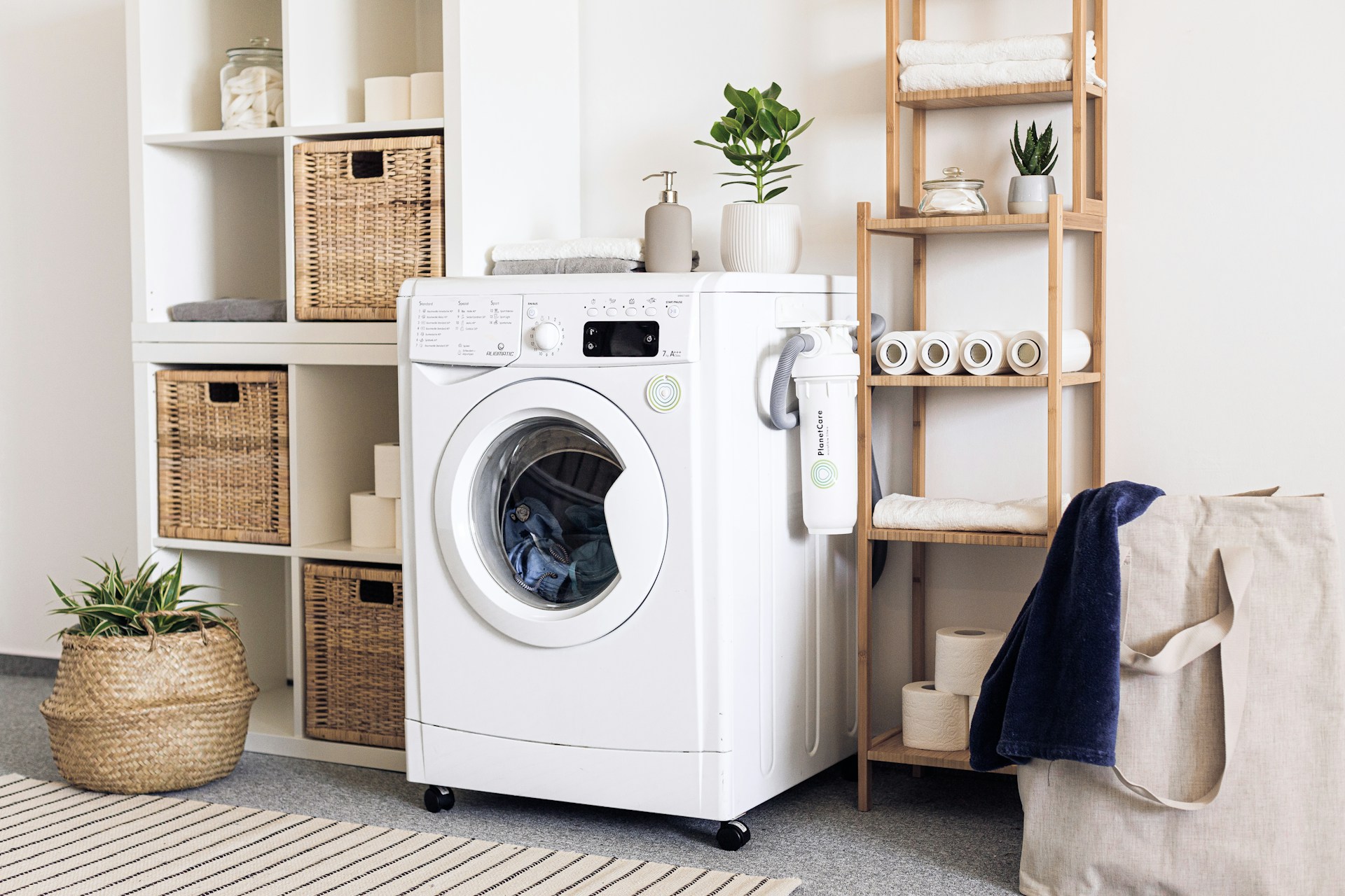 A new energy-efficient washing machine.