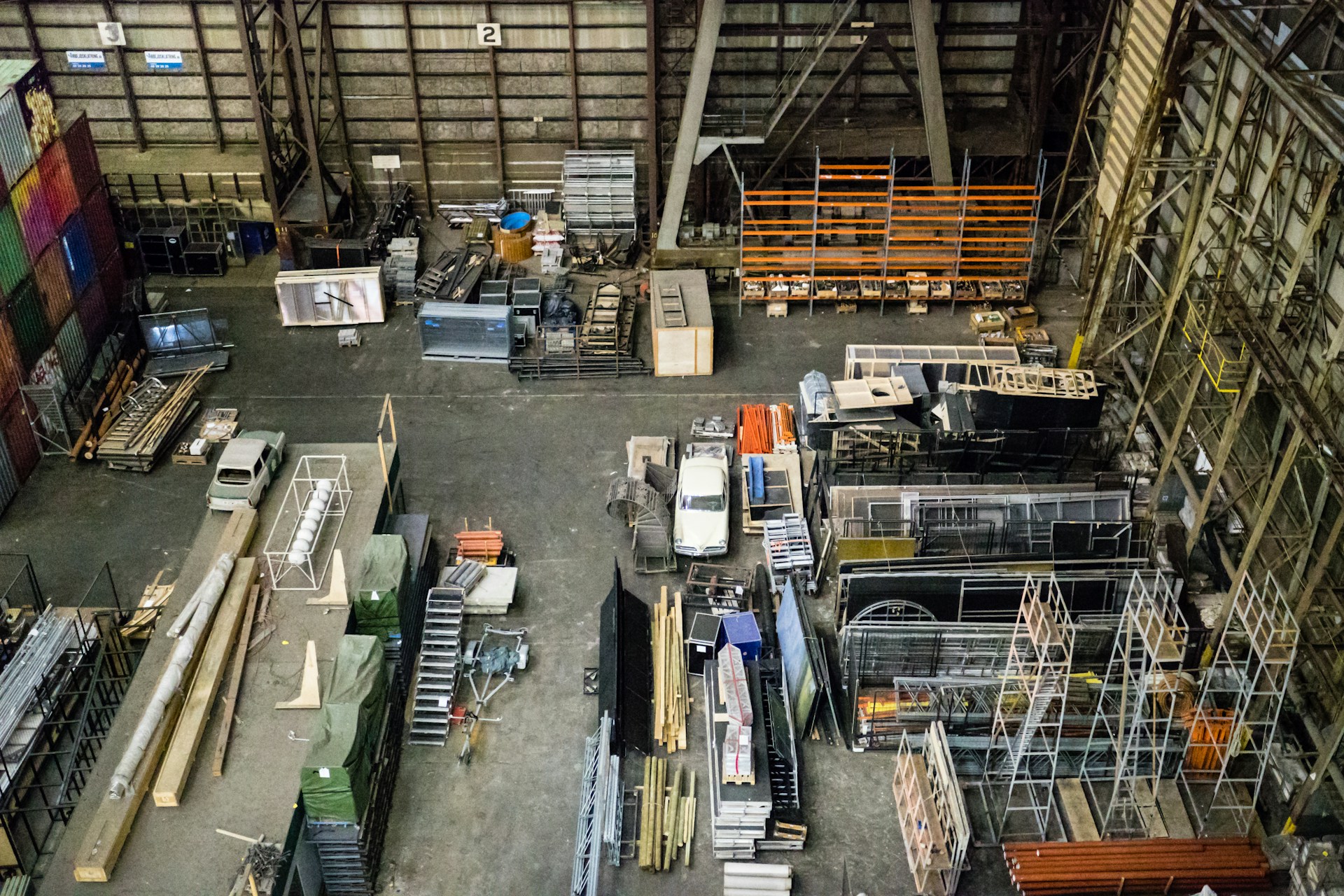 An ld warehouse going through the process of repurposing industrial spaces